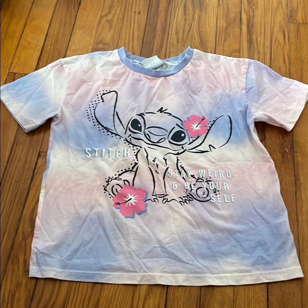 Stitch Kids T-Shirt - Blue and Pink